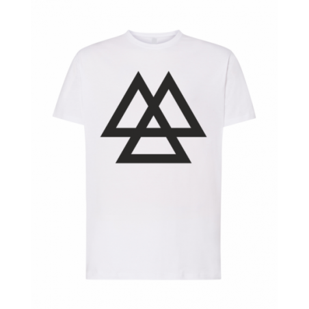 koszulka męska biała THREE...