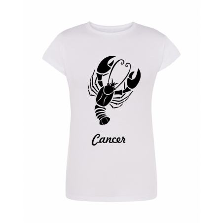 koszulka damska biała znaki...