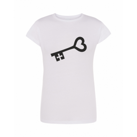 koszulka damska biała KEY...