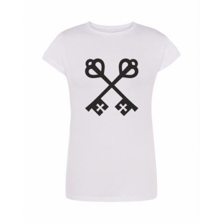 koszulka damska biała KEYS...