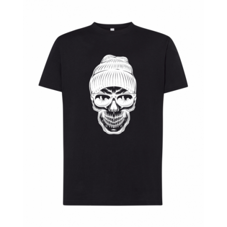 koszulka męska czarna SSM07B