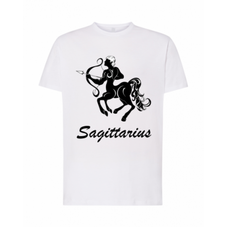 koszulka męska biała znaki...