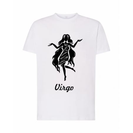 koszulka męska biała znaki...