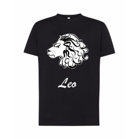 koszulka męska czarna znaki...