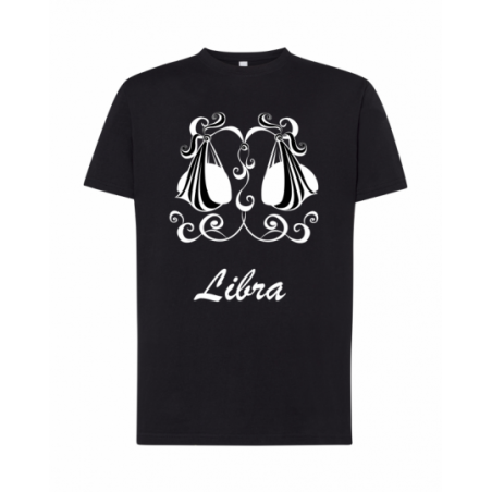 koszulka męska czarna znaki...