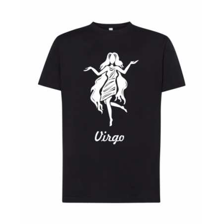 koszulka męska czarna znaki...