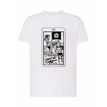koszulka męska biała tarot...