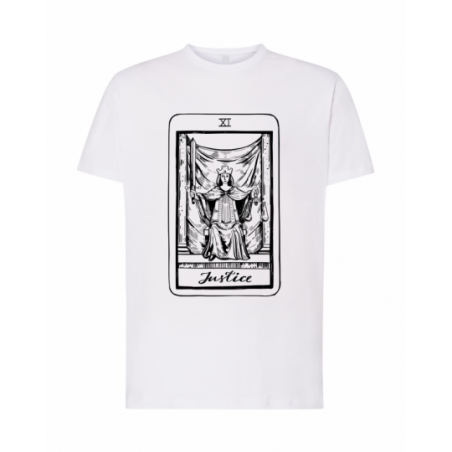 koszulka męska biała tarot...