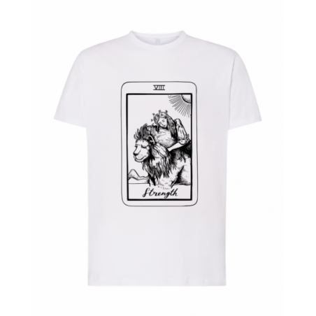 koszulka męska biała tarot...