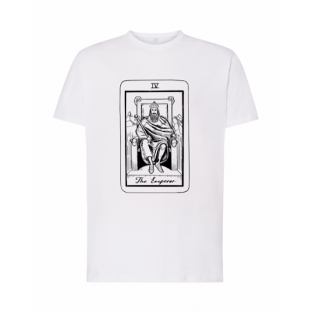 koszulka męska biała tarot...
