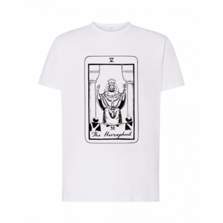 koszulka męska biała tarot...