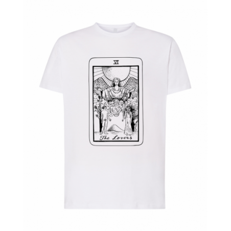 koszulka męska biała tarot...