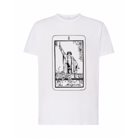 koszulka męska biała tarot...