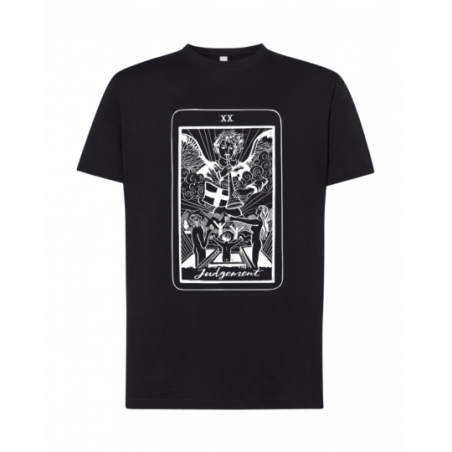 koszulka męska czarna tarot...