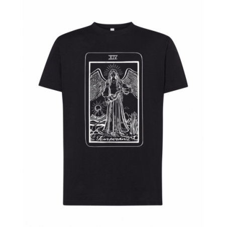koszulka męska czarna tarot...