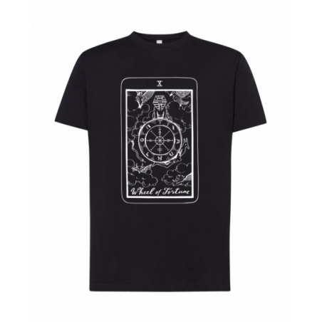 koszulka męska czarna tarot...