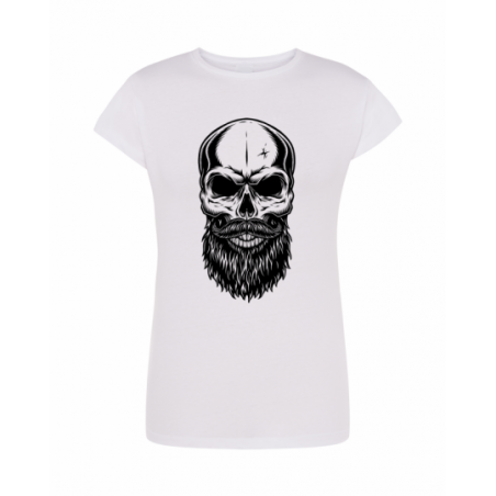 Koszulka Biała Skull 004...