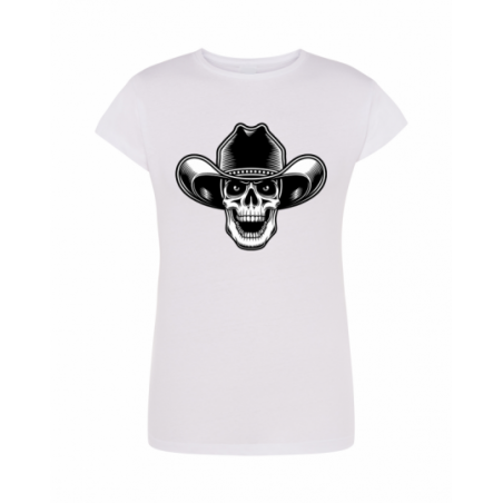 koszulka biała skull 008...