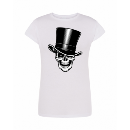 koszulka biała skull 010...
