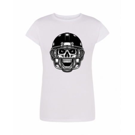 koszulka biała skull 011...