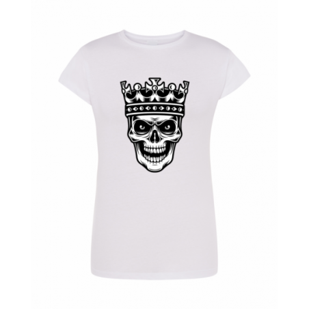 koszulka biała skull 012...