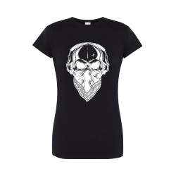koszulka czarna skull 001 SSD001