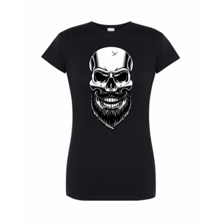 koszulka czarna skull 017...