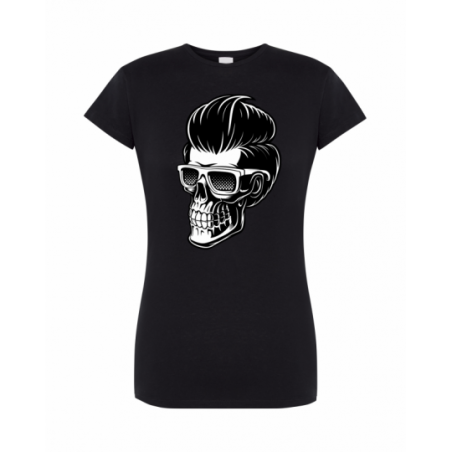 koszulka czarna skull 019...