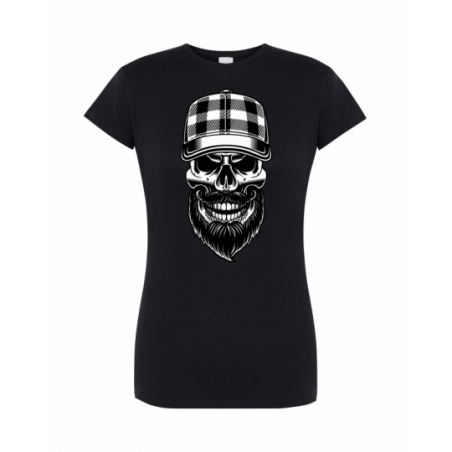koszulka czarna skull 021...