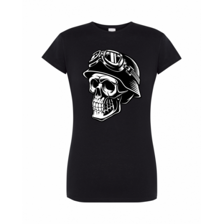 koszulka czarna skull 022...