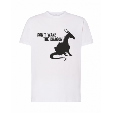 koszulka męska biała DRAGON...