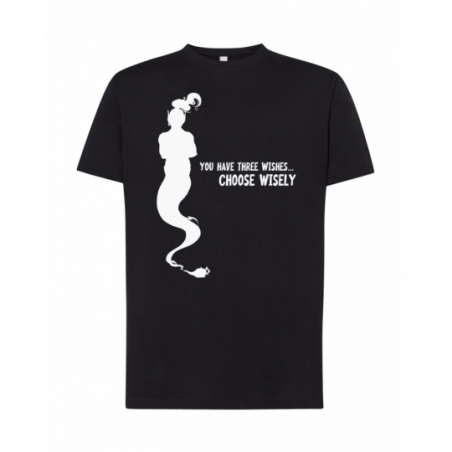 koszulka męska czarna DŻIN...