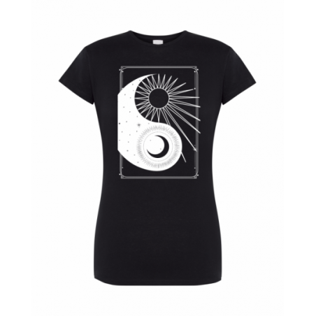 koszulka damska czarna YIN...